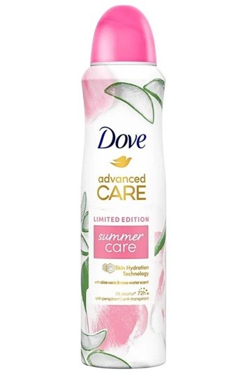 DOVE deo 150ml Advenced Summer Care DOVE deo 150ml Advenced Summer Care - Kosmetika Pro muže Péče o tělo Deodoranty